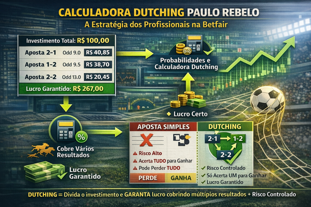 Calculadora Dutching Paulo Calculadora Dutching Paulo